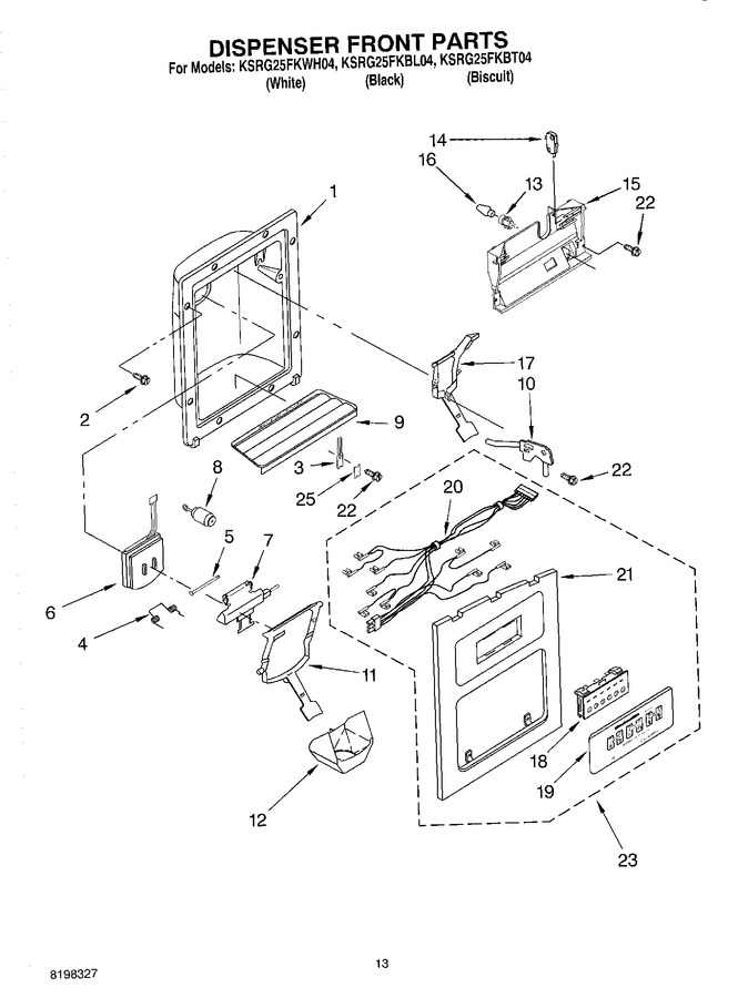 Diagram for KSRG25FKWH04