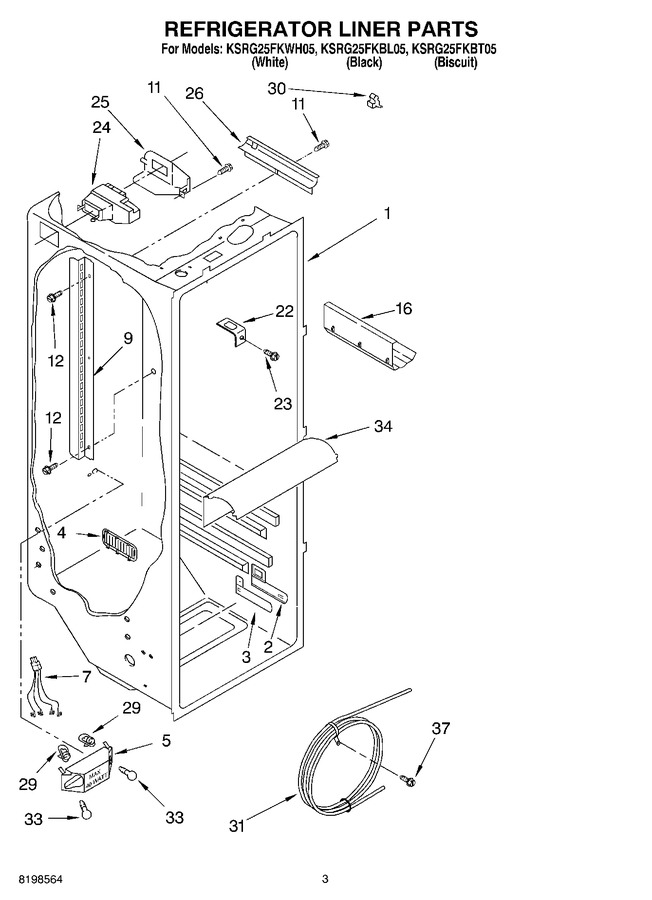 Diagram for KSRG25FKWH05