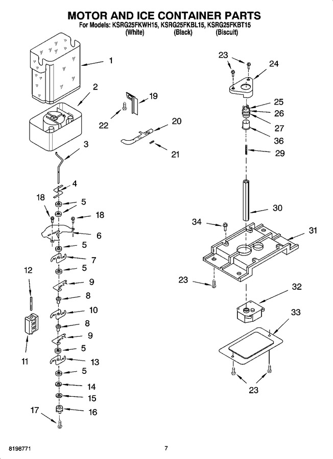 Diagram for KSRG25FKBL15