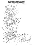 Diagram for 03 - Refrigerator Shelf Parts