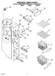 Diagram for 04 - Freezer Liner Parts