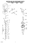 Diagram for 05 - Motor And Ice Container Parts