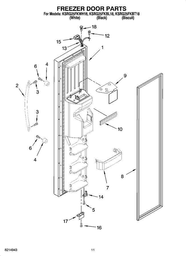 Diagram for KSRG25FKBL18