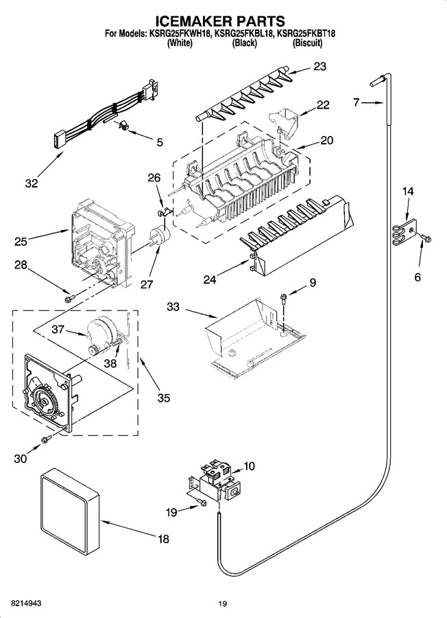 Diagram for KSRG25FKWH18