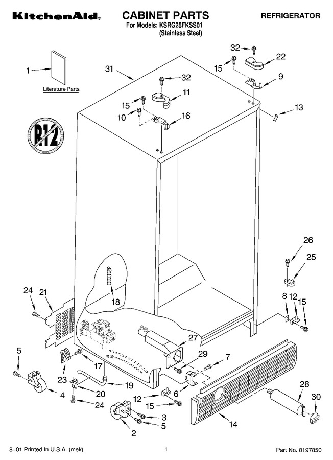 Diagram for KSRG25FKSS01