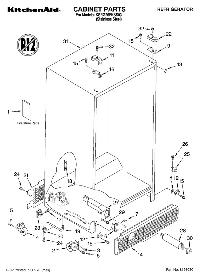 Diagram for KSRG25FKSS03