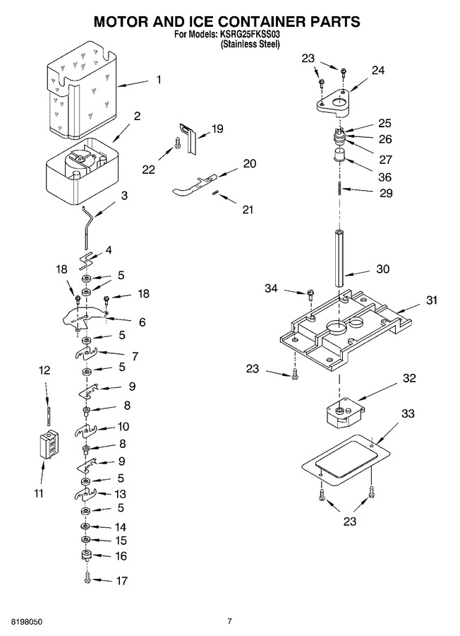 Diagram for KSRG25FKSS03