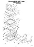 Diagram for 03 - Refrigerator Shelf Parts