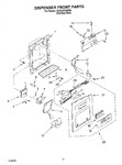 Diagram for 08 - Dispenser Front Parts