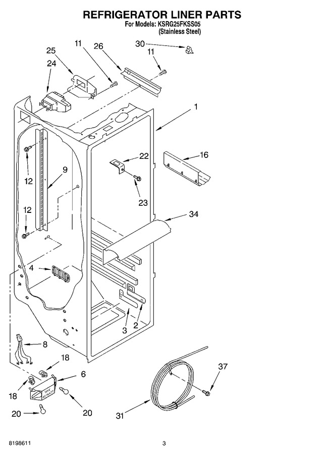 Diagram for KSRG25FKSS05