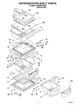 Diagram for 03 - Refrigerator Shelf Parts