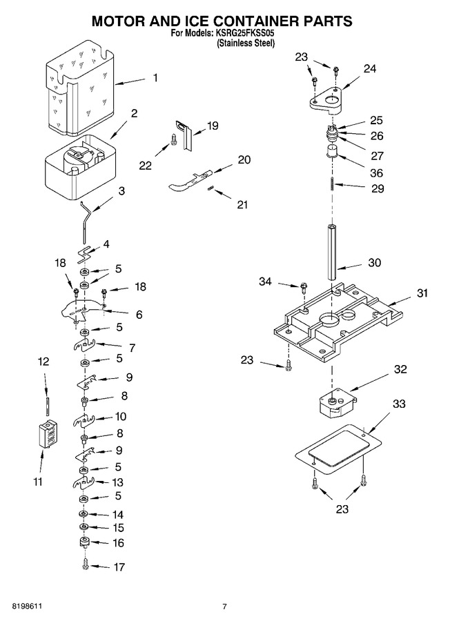 Diagram for KSRG25FKSS05