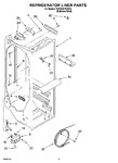 Diagram for 02 - Refrigerator Liner Parts