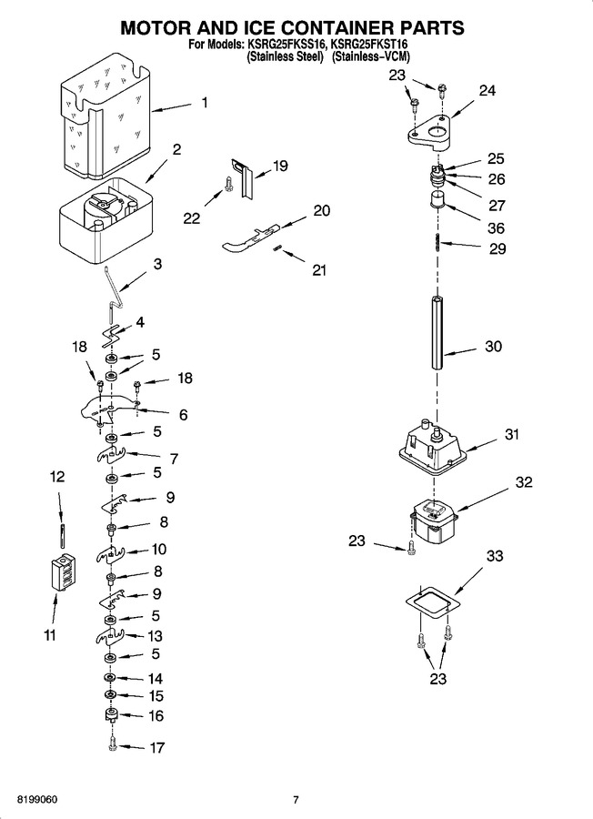 Diagram for KSRG25FKSS16