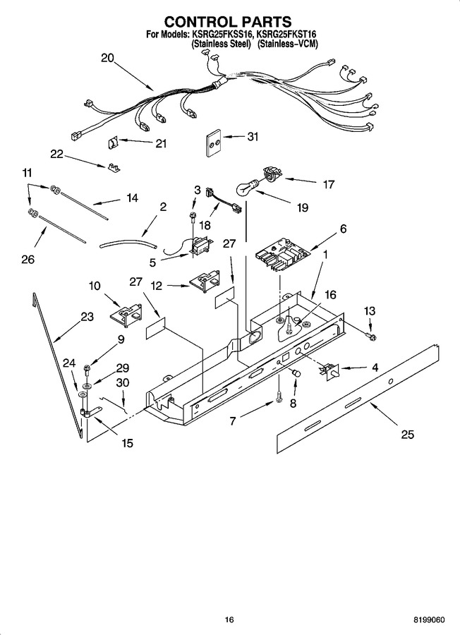 Diagram for KSRG25FKSS16