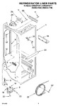 Diagram for 02 - Refrigerator Liner Parts