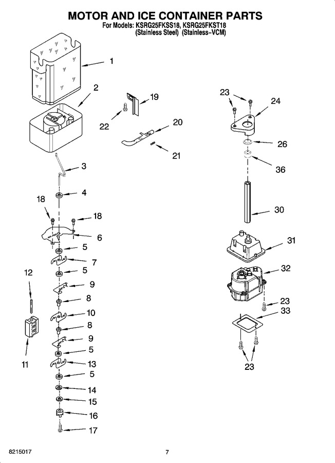 Diagram for KSRG25FKSS18