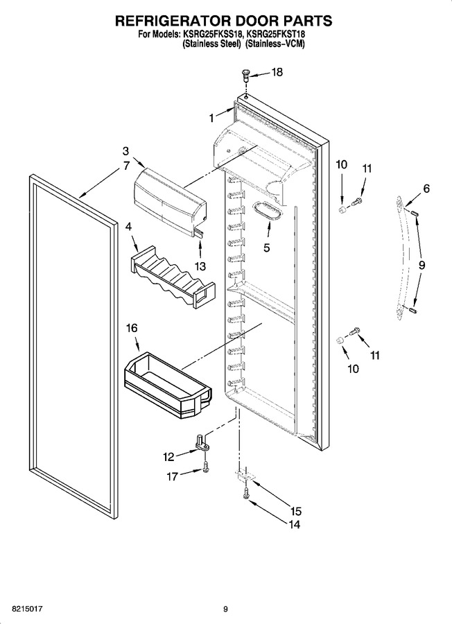 Diagram for KSRG25FKSS18