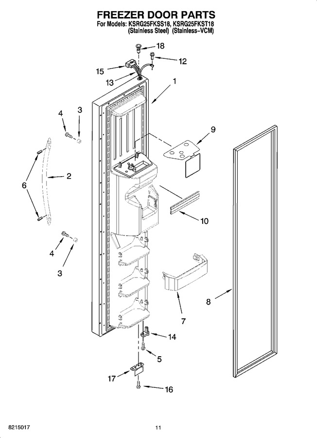 Diagram for KSRG25FKSS18