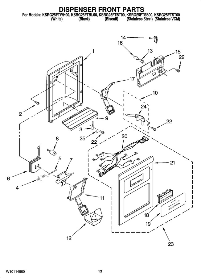 Diagram for KSRG25FTBL00