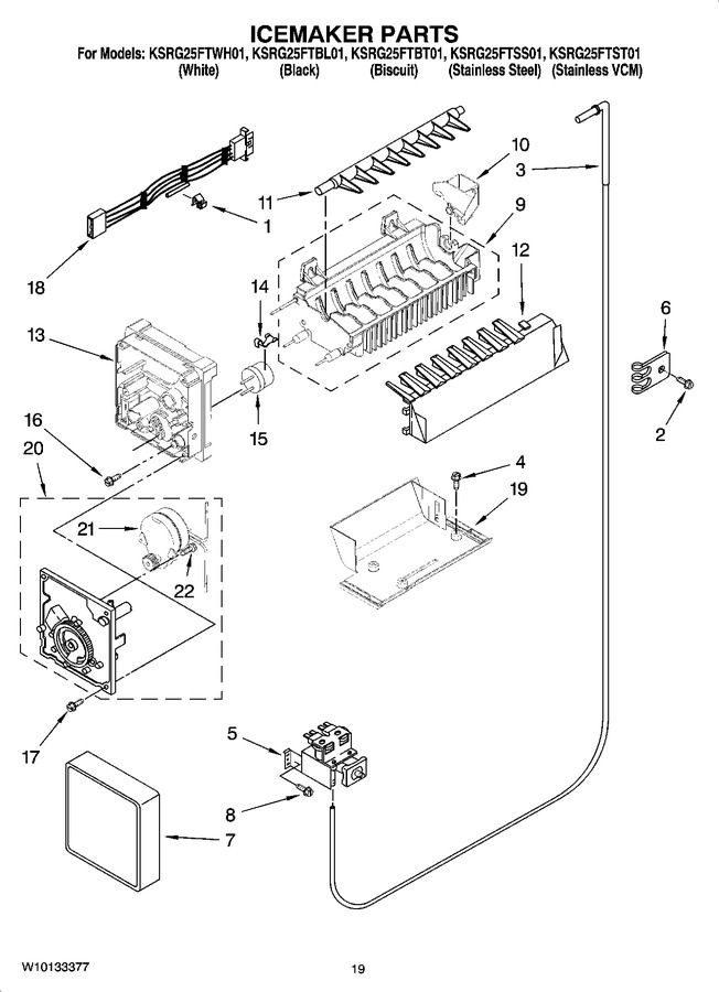 Diagram for KSRG25FTBT01