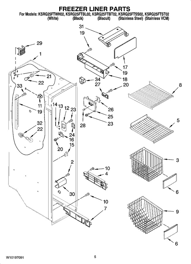 Diagram for KSRG25FTWH02