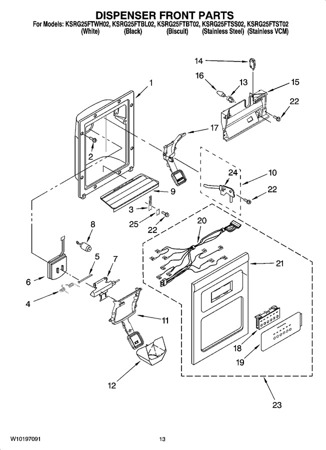 Diagram for KSRG25FTBT02