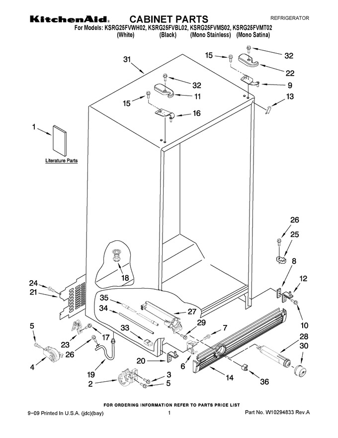 Diagram for KSRG25FVMS02