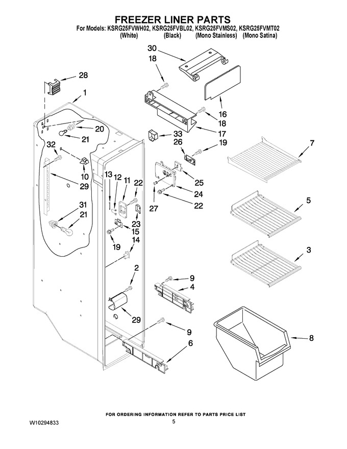 Diagram for KSRG25FVWH02