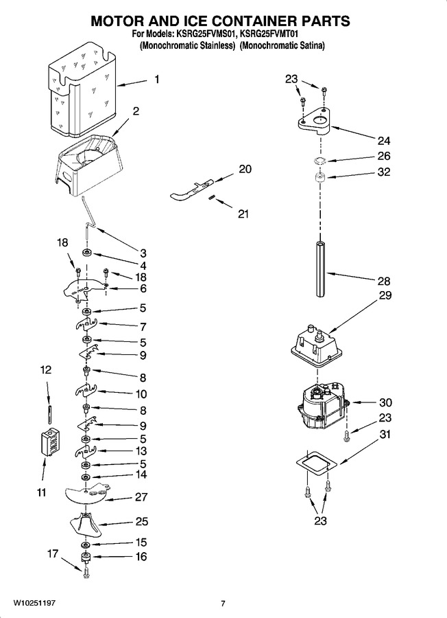 Diagram for KSRG25FVMS01