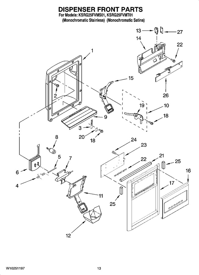 Diagram for KSRG25FVMT01