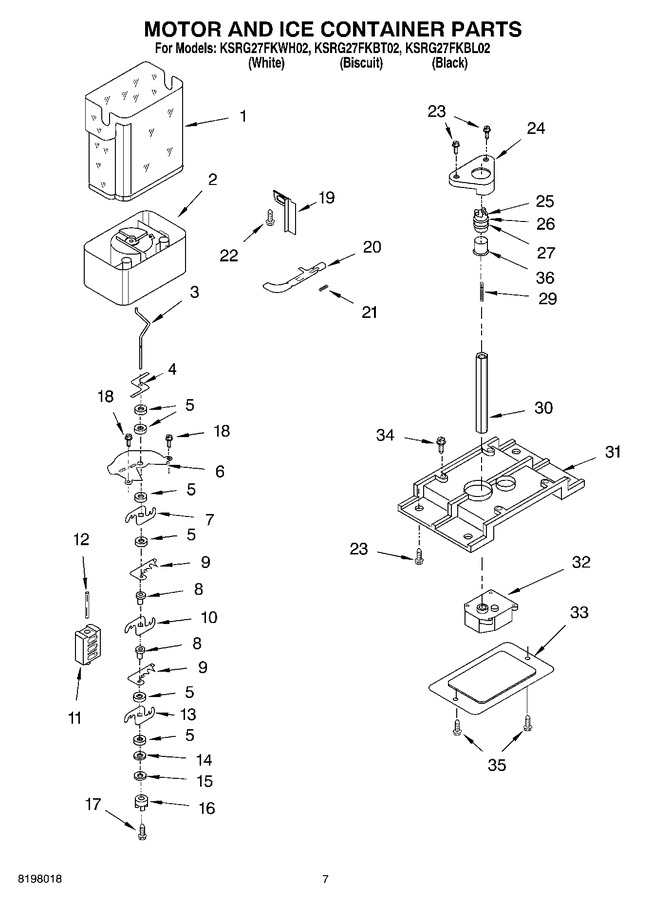 Diagram for KSRG27FKWH02