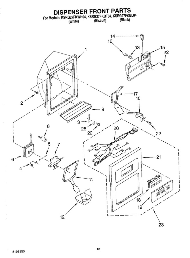 Diagram for KSRG27FKWH04