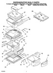 Diagram for 05 - Refrigerator Shelf Parts