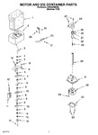 Diagram for 05 - Motor And Ice Container Parts