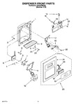 Diagram for 08 - Dispenser Front Parts