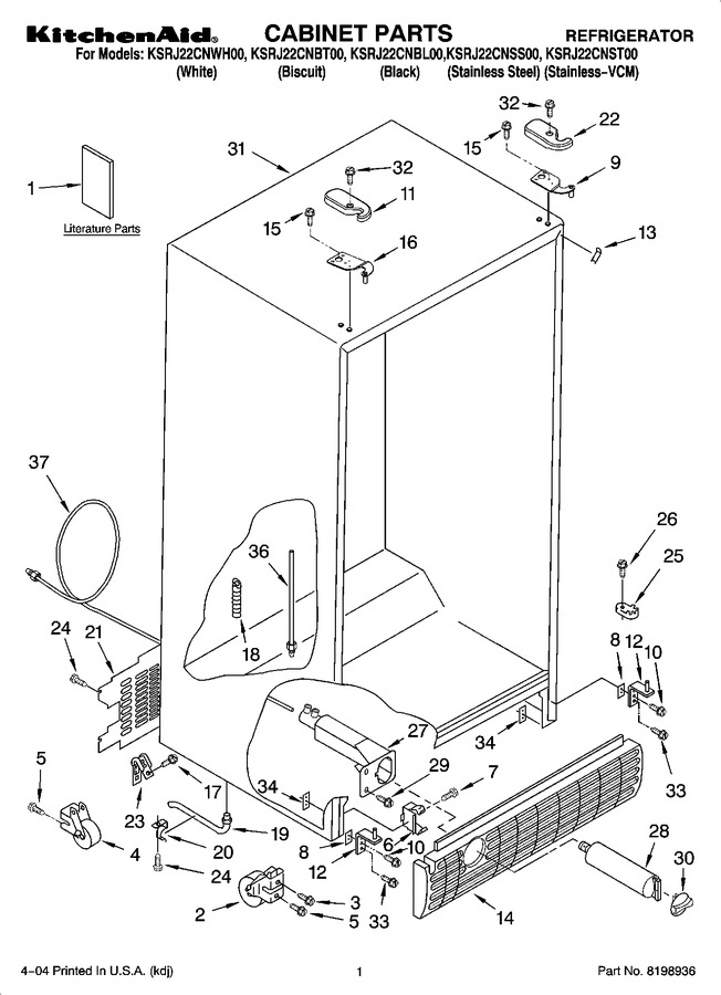 Diagram for KSRJ22CNBT00