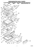 Diagram for 03 - Refrigerator Shelf Parts