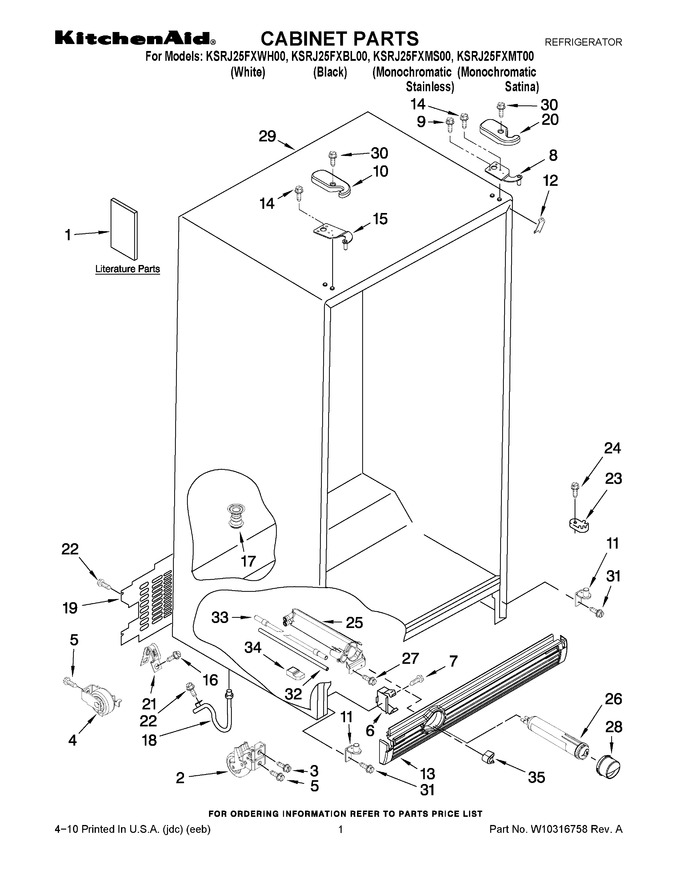 Diagram for KSRJ25FXMS00