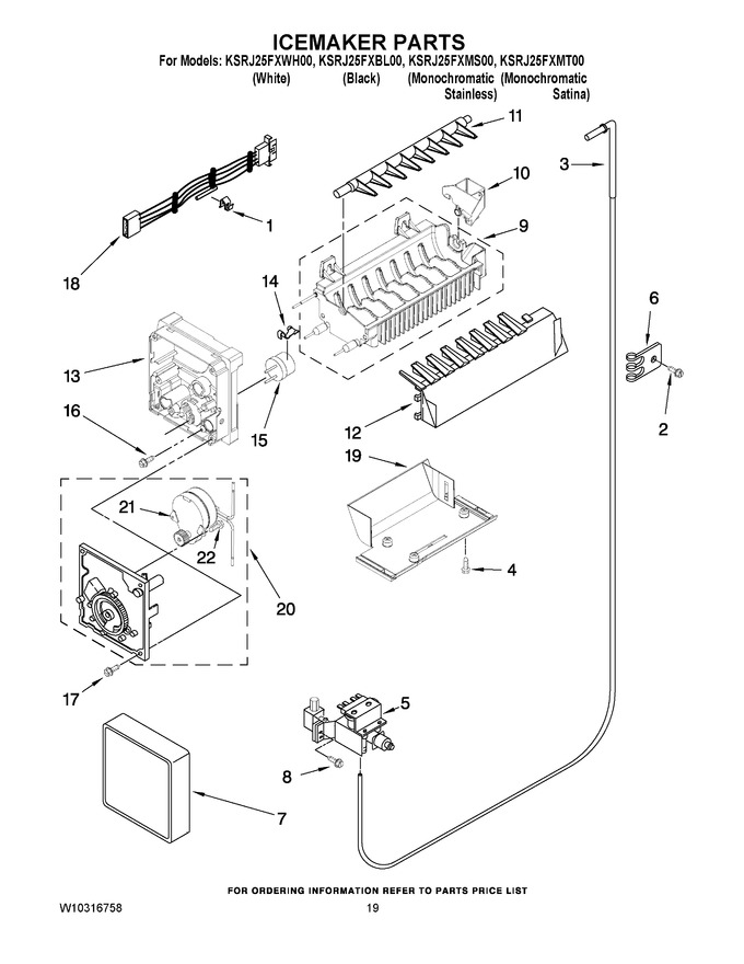 Diagram for KSRJ25FXWH00