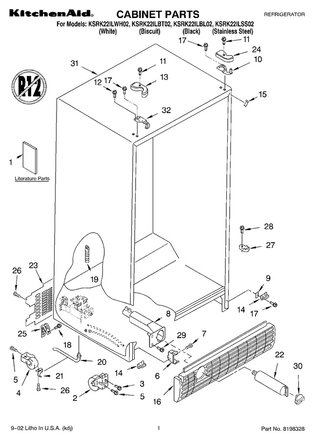 Diagram for KSRK22ILBT02