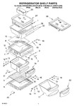 Diagram for 05 - Refrigerator Shelf Parts