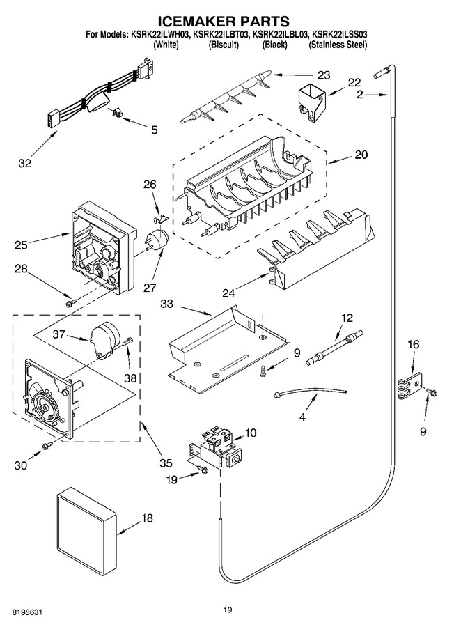 Diagram for KSRK22ILBT03