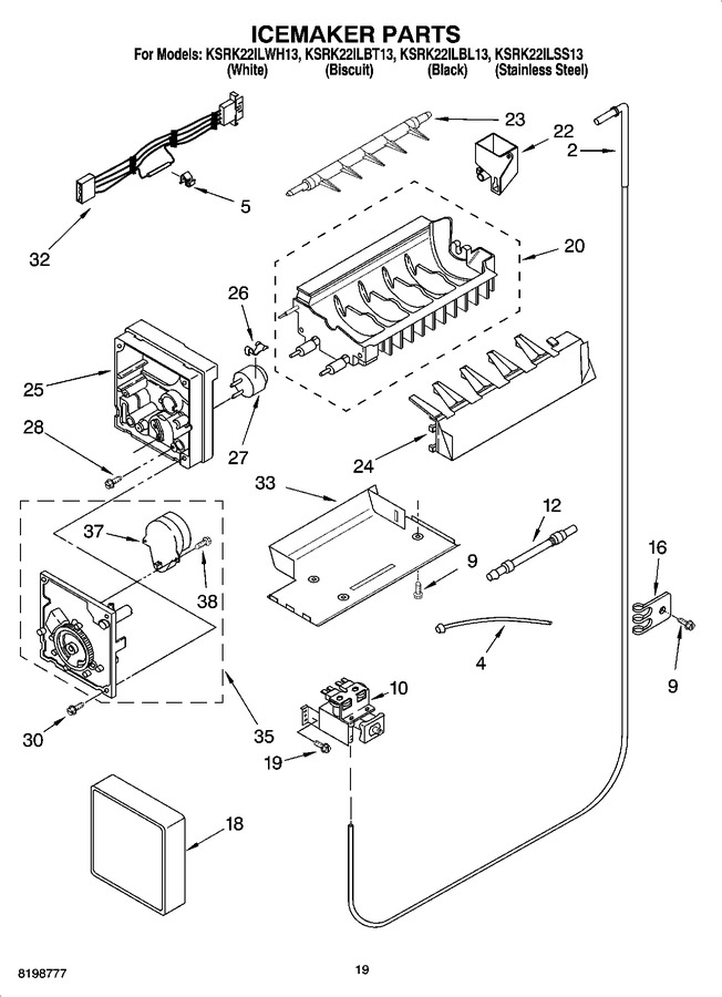 Diagram for KSRK22ILWH13