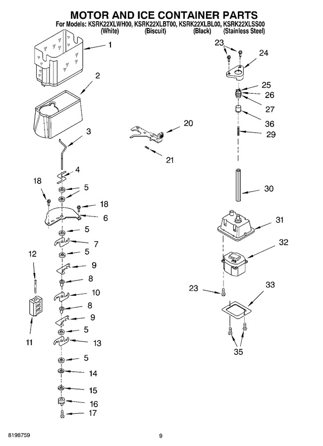 Diagram for KSRK22XLSS00