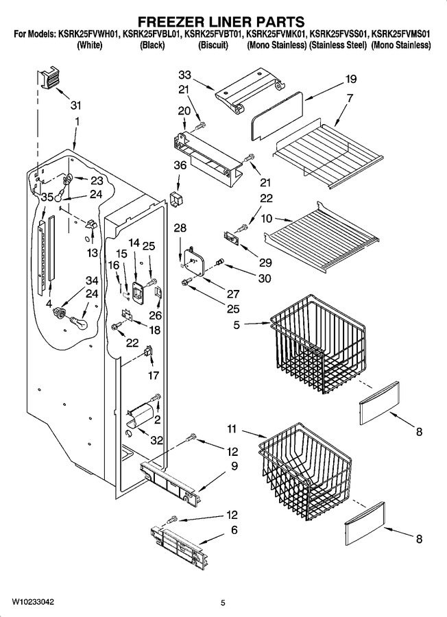 Diagram for KSRK25FVMS01