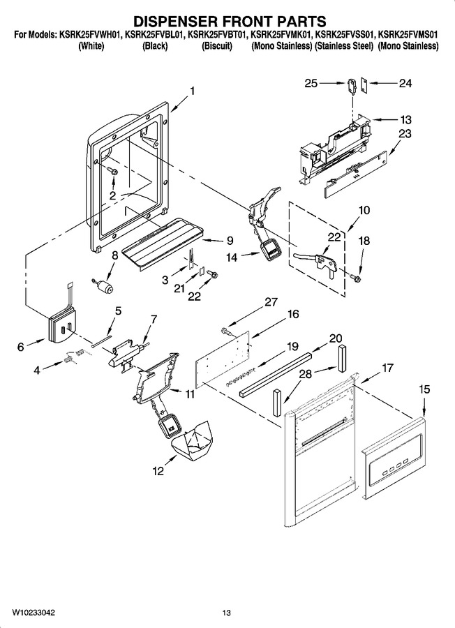 Diagram for KSRK25FVMK01