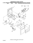 Diagram for 08 - Dispenser Front Parts