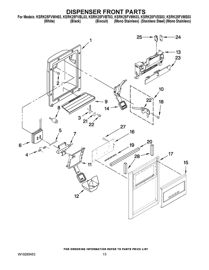 Diagram for KSRK25FVWH03