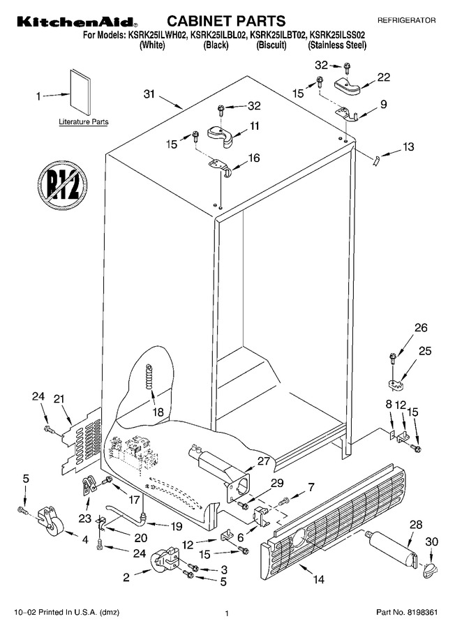 Diagram for KSRK25ILWH02